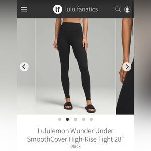 lululemon athletica Black High-Rise Leggings